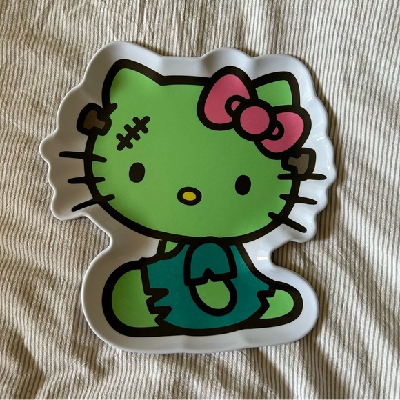 Hello Kitty Other - Hello Kitty Frankenstein Plate